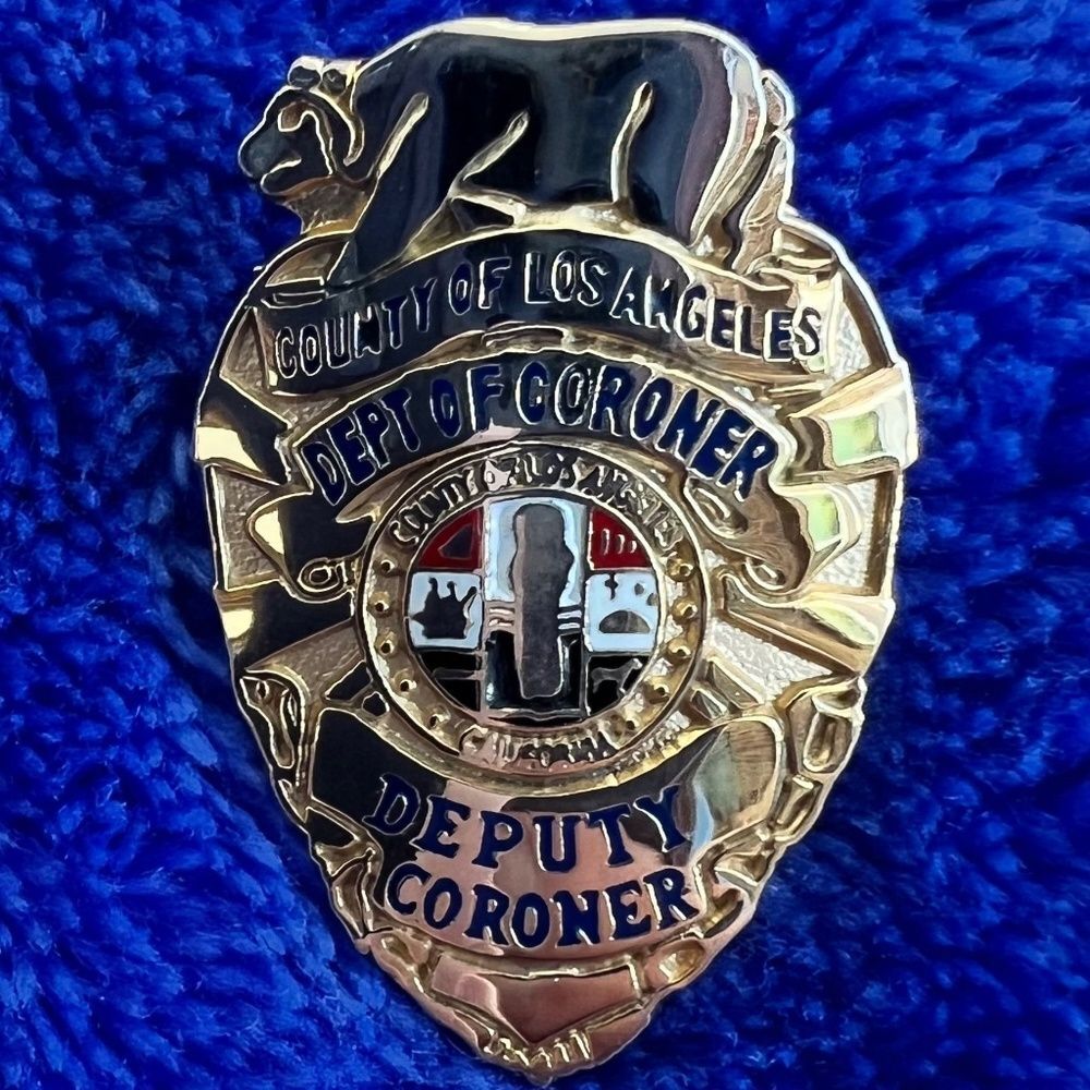 Tie Tac/Pin Unique L.A. County Deputy Coroner